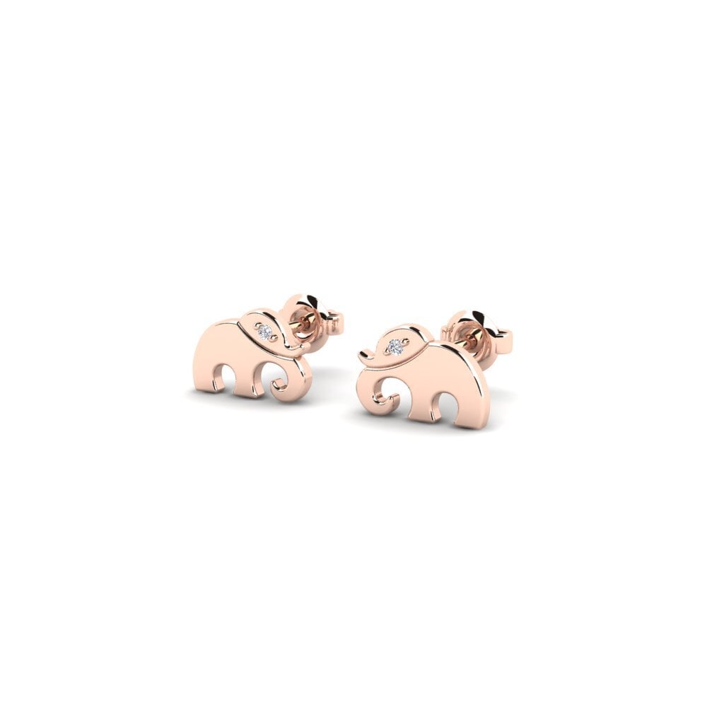 14ct Rose Gold Women's Earring Cadogan
