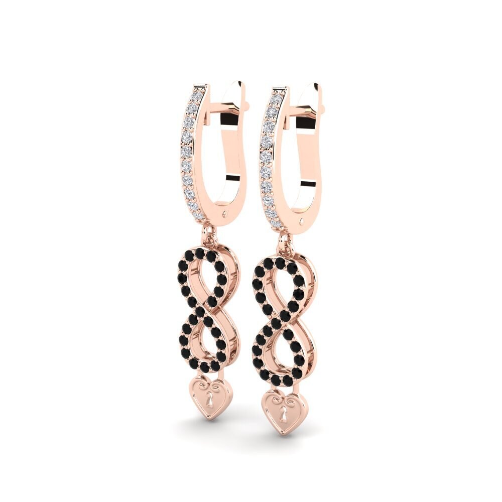 Black Sapphire Women's Earring Cafouillerie