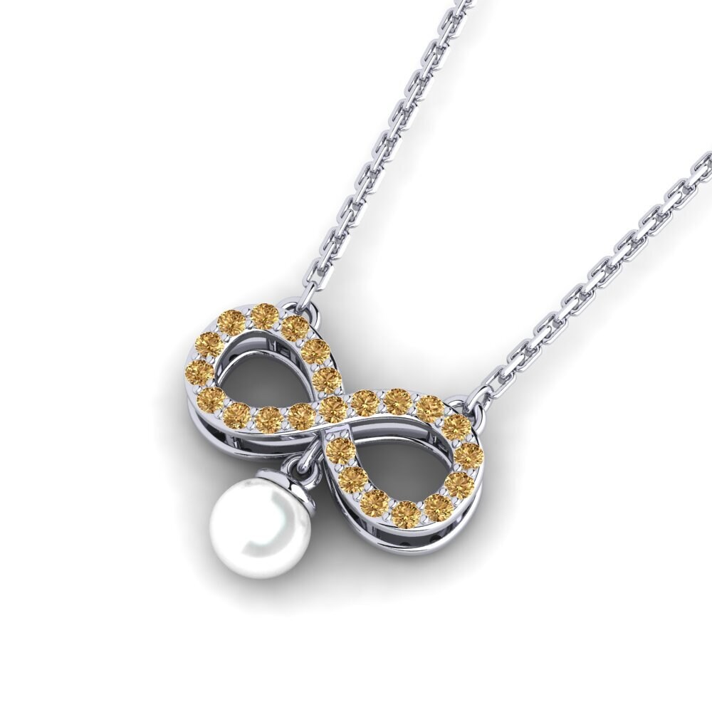Brown Diamond Women's Necklace Cageotta
