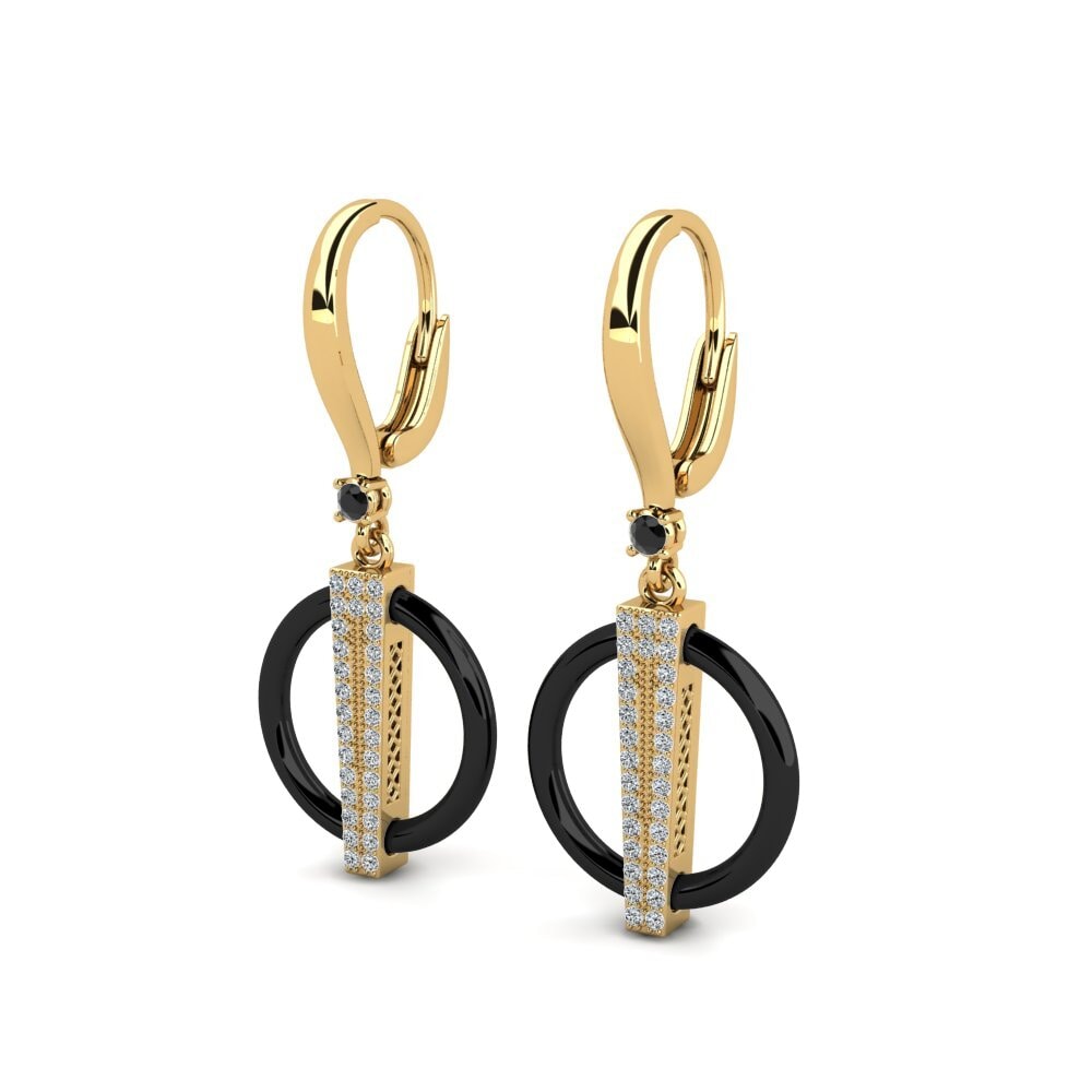 Black Onyx Women's Earring Cagle