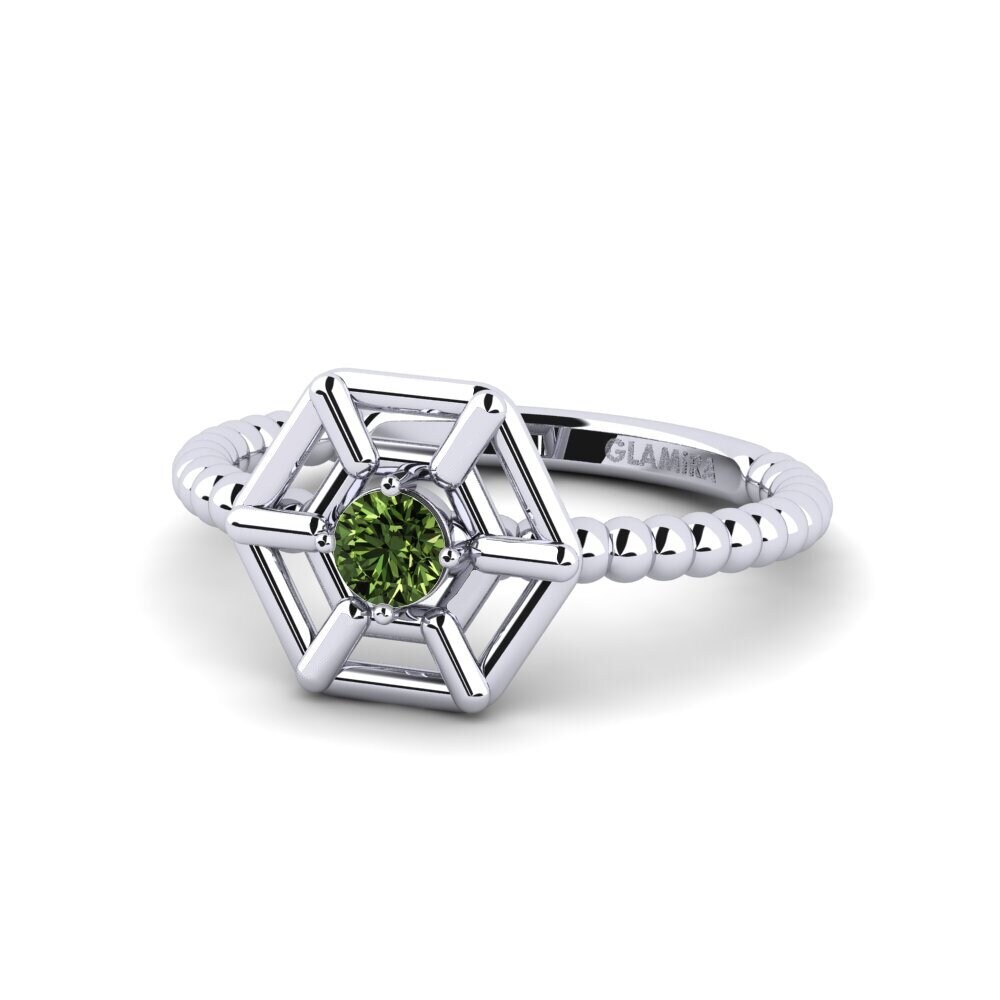 Grüner Saphir Ring Cahierra