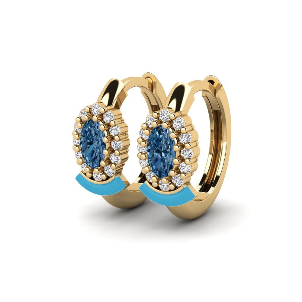 Diamante Azul Pendiente de mujer Cairns