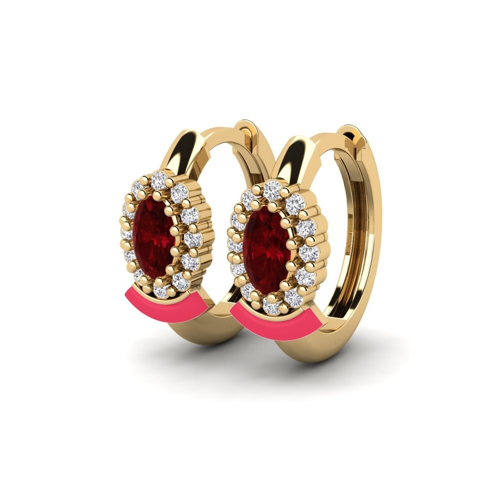 ruby-zirconia ต่างหู Cairns