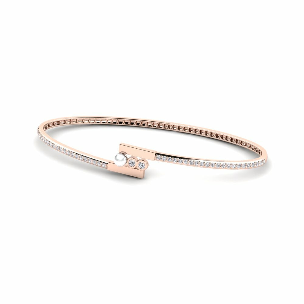 18k Oro Rosa Pulsera de palma Cakuda