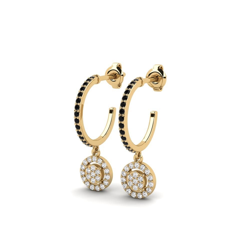 นิลดำ Women's ต่างหู Cakulan
