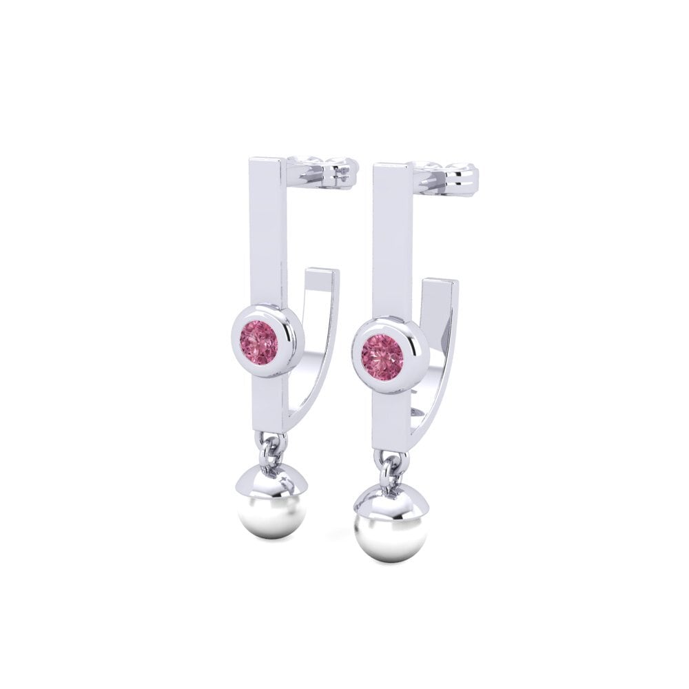 Rhodolite Garnet Women's Earring Calais