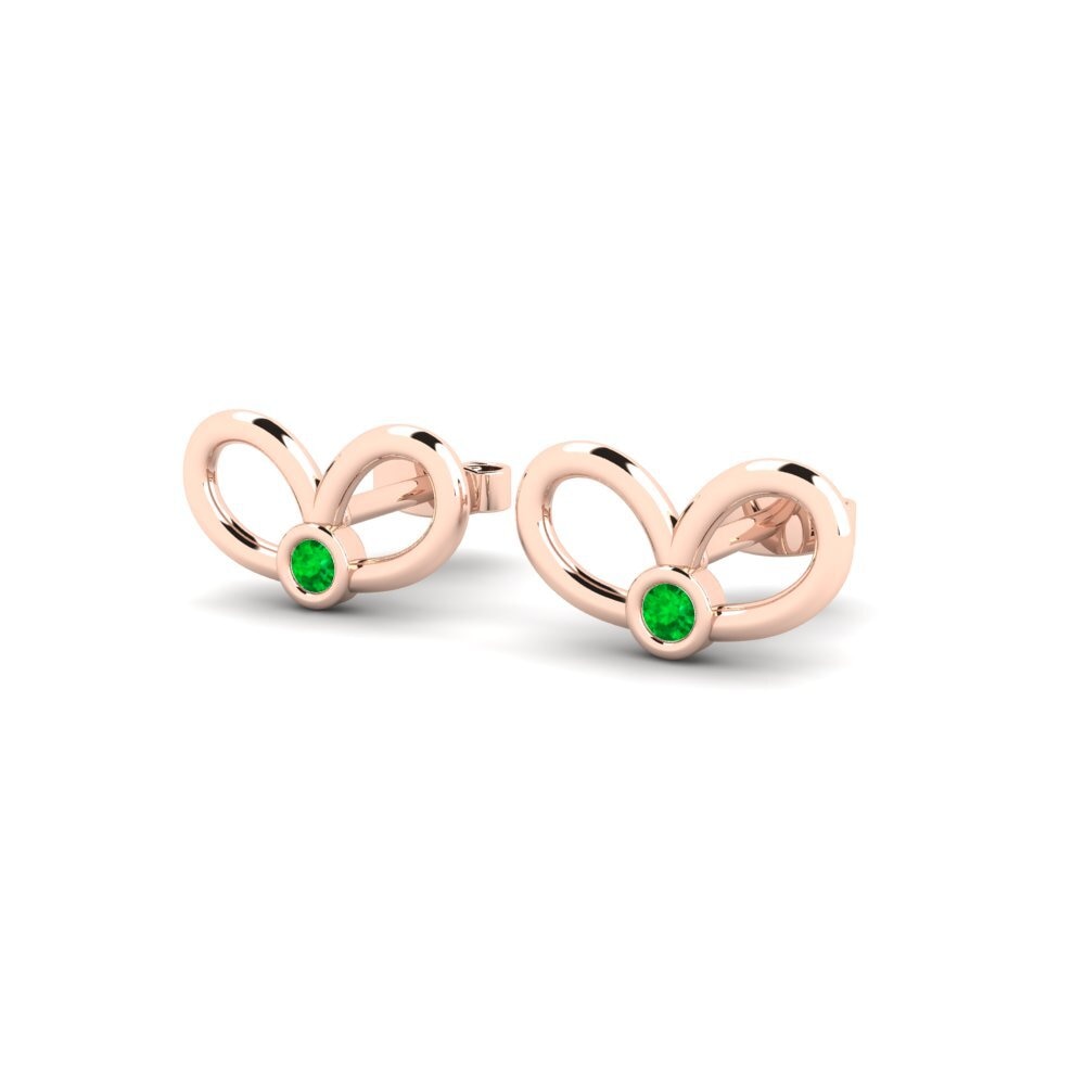 Emerald Women's Earring Calces
