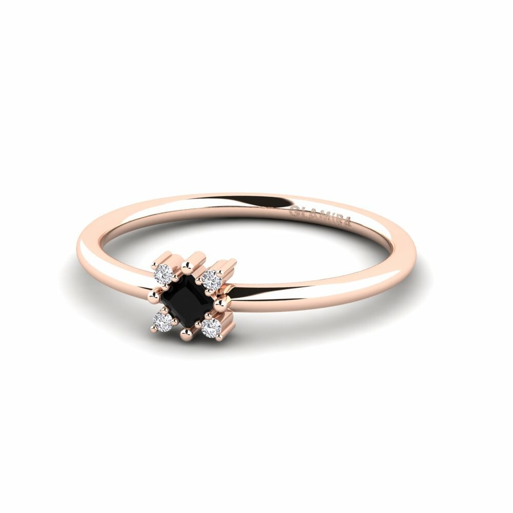 Black Diamond Engagement Ring Calentes