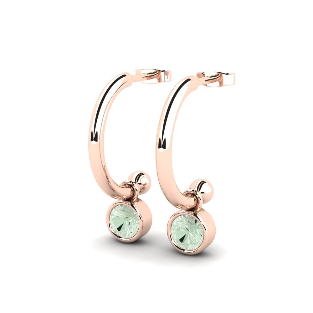 Green Amethyst Women's Earring Calibres