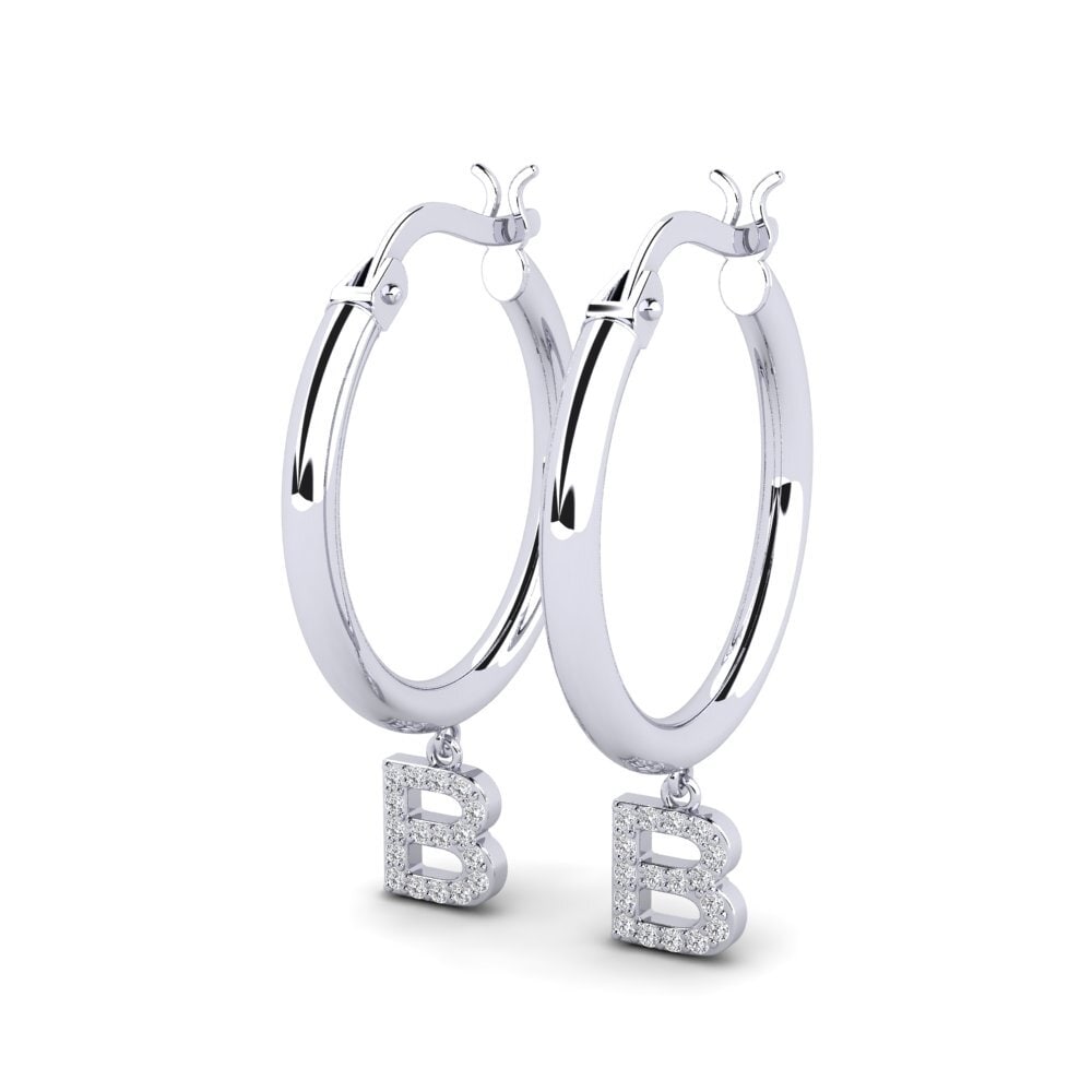 Laboratorieskabt diamant Kvindes ørering Camara B