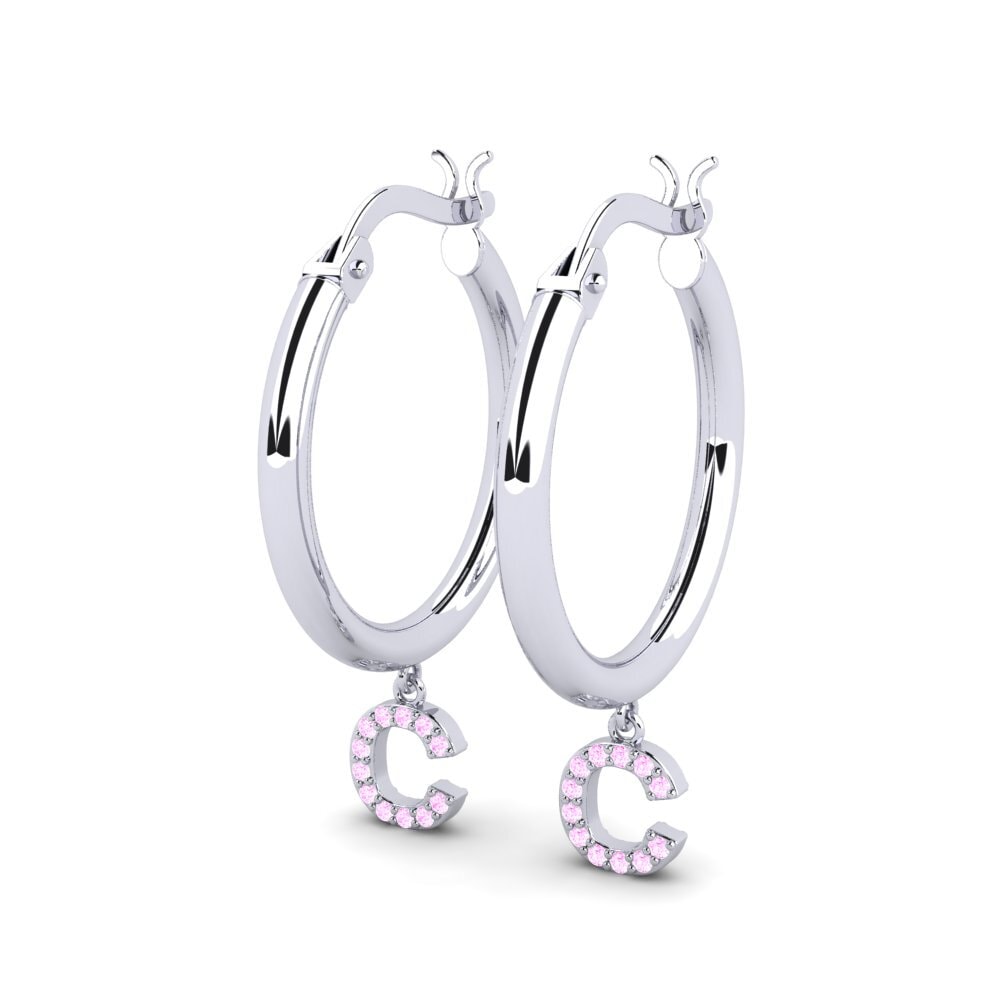 Pink Sapphire Women's Earring Camara C