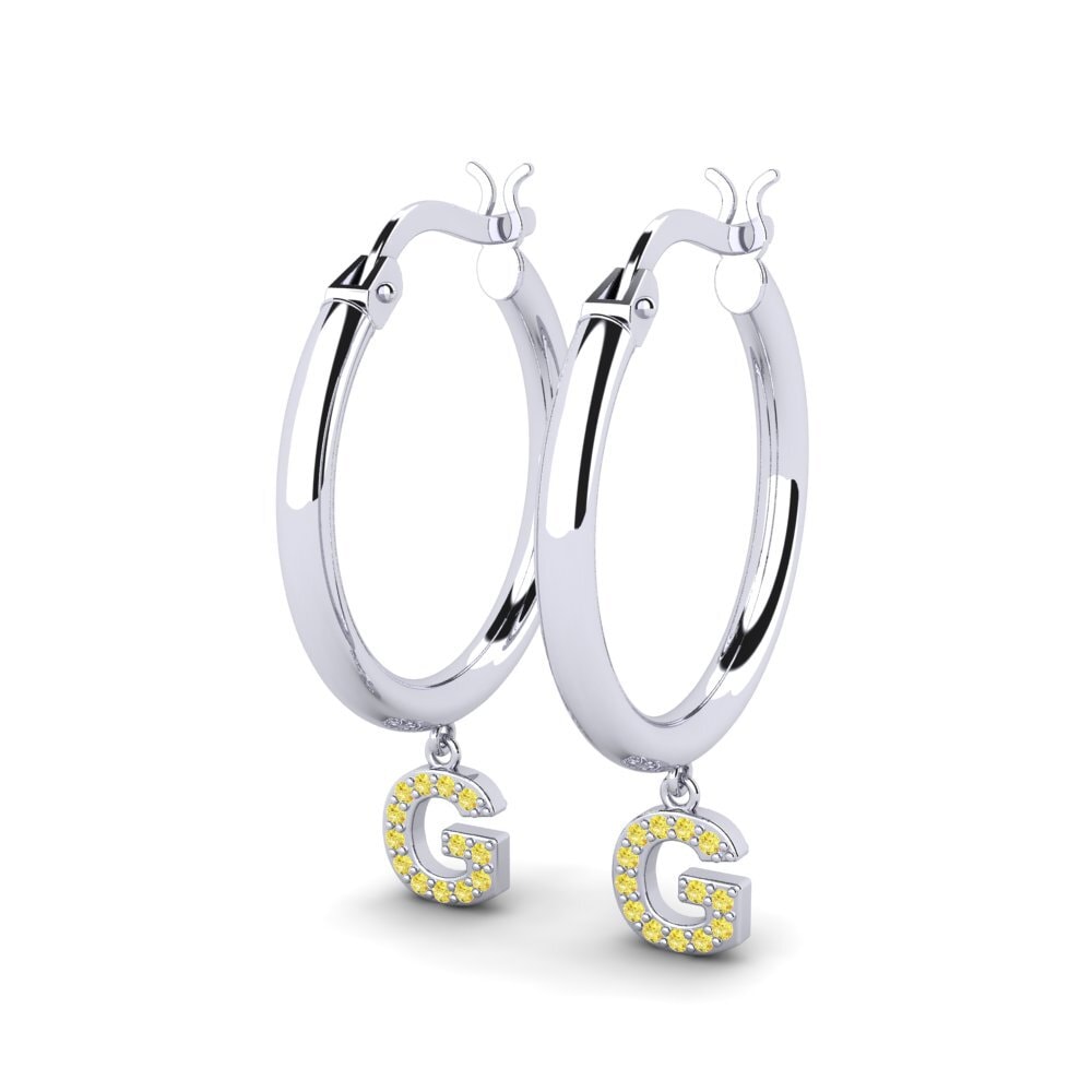 Yellow Sapphire Women's Earring Camara G