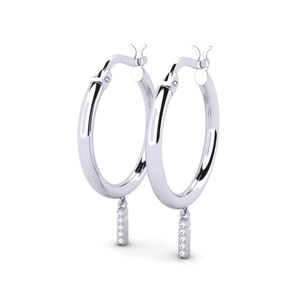 White sapphire Women's Earring Camara I