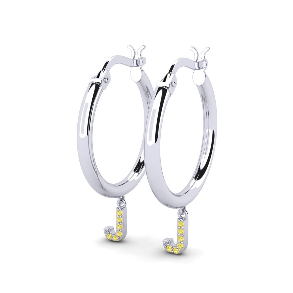 Yellow Sapphire Women's Earring Camara J