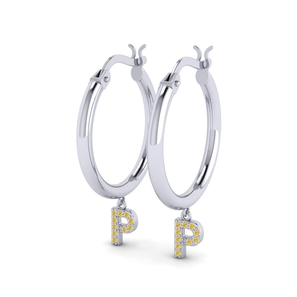 Yellow Diamond Women's Earring Camara P