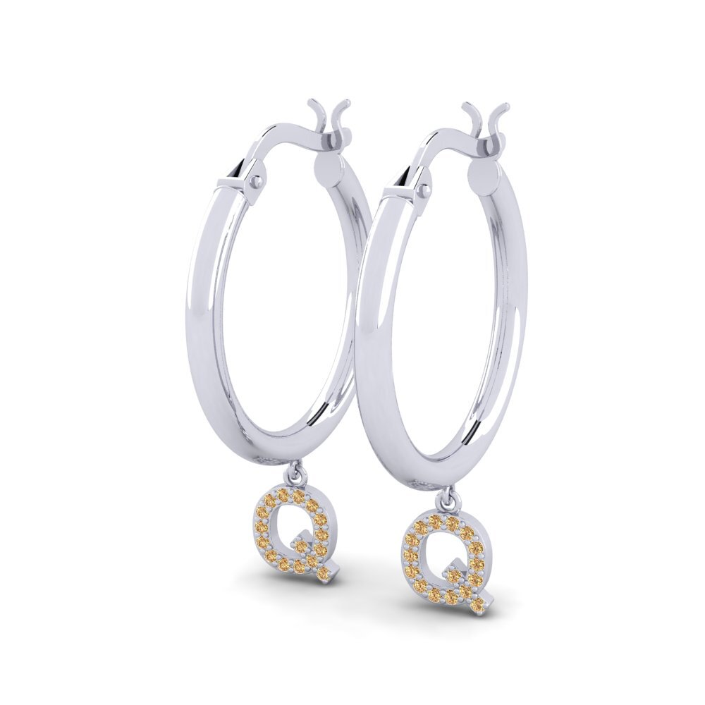 Brown Diamond Women's Earring Camara Q