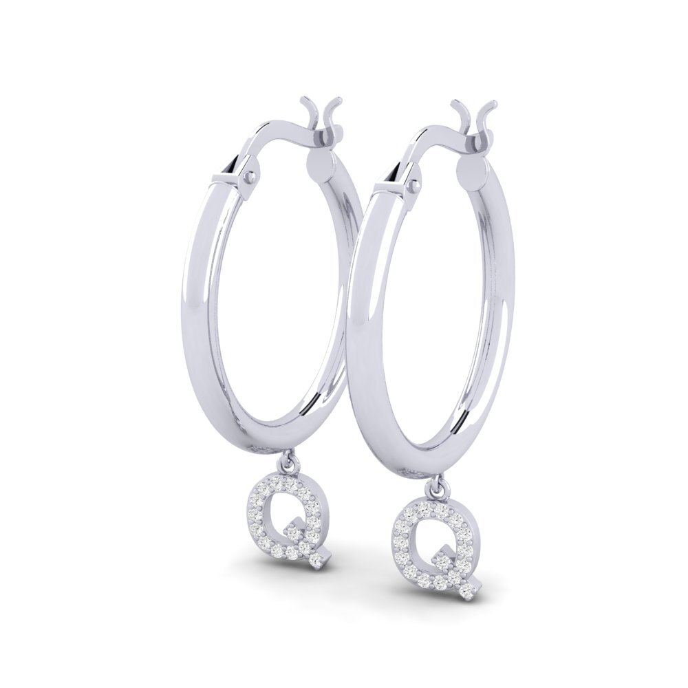 White sapphire Women's Earring Camara Q