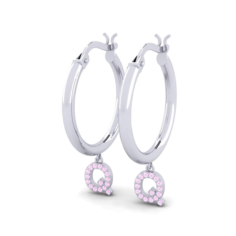 Pink Sapphire Women's Earring Camara Q