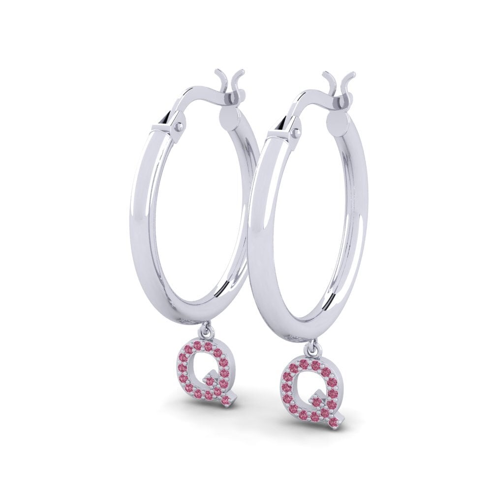 Granate Rhodolite Pendiente de mujer Camara Q