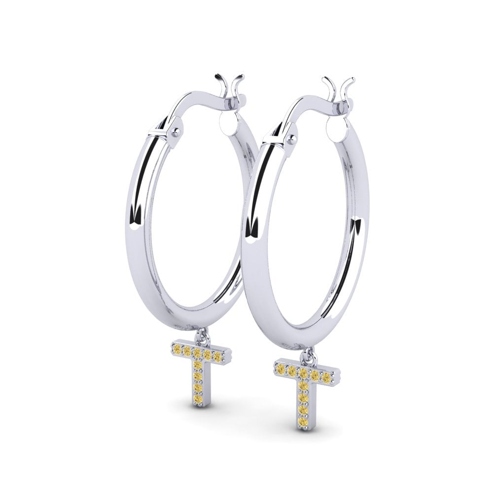 Yellow Diamond Women's Earring Camara T