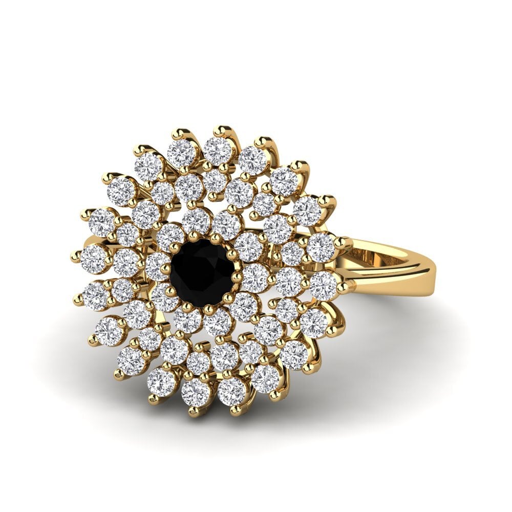 Schwarzer Diamant Ring Camaradell