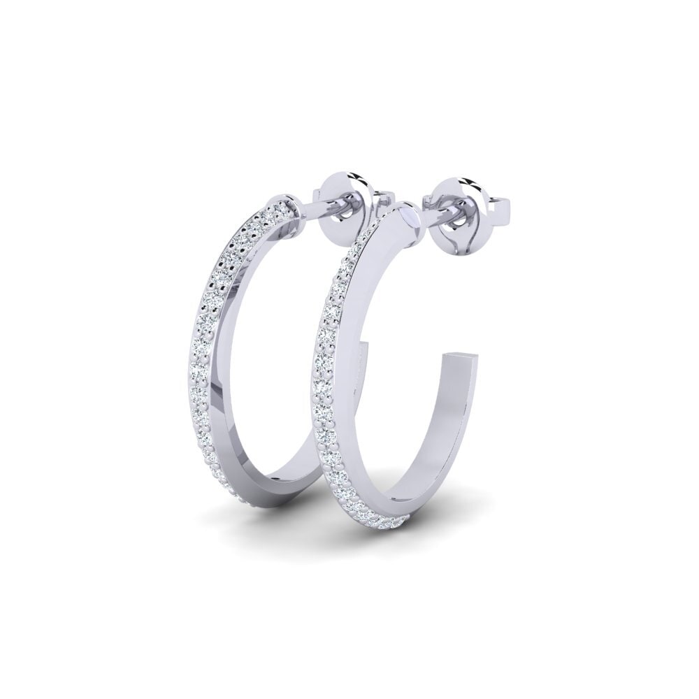950 Palladium Women's Earring Cambio