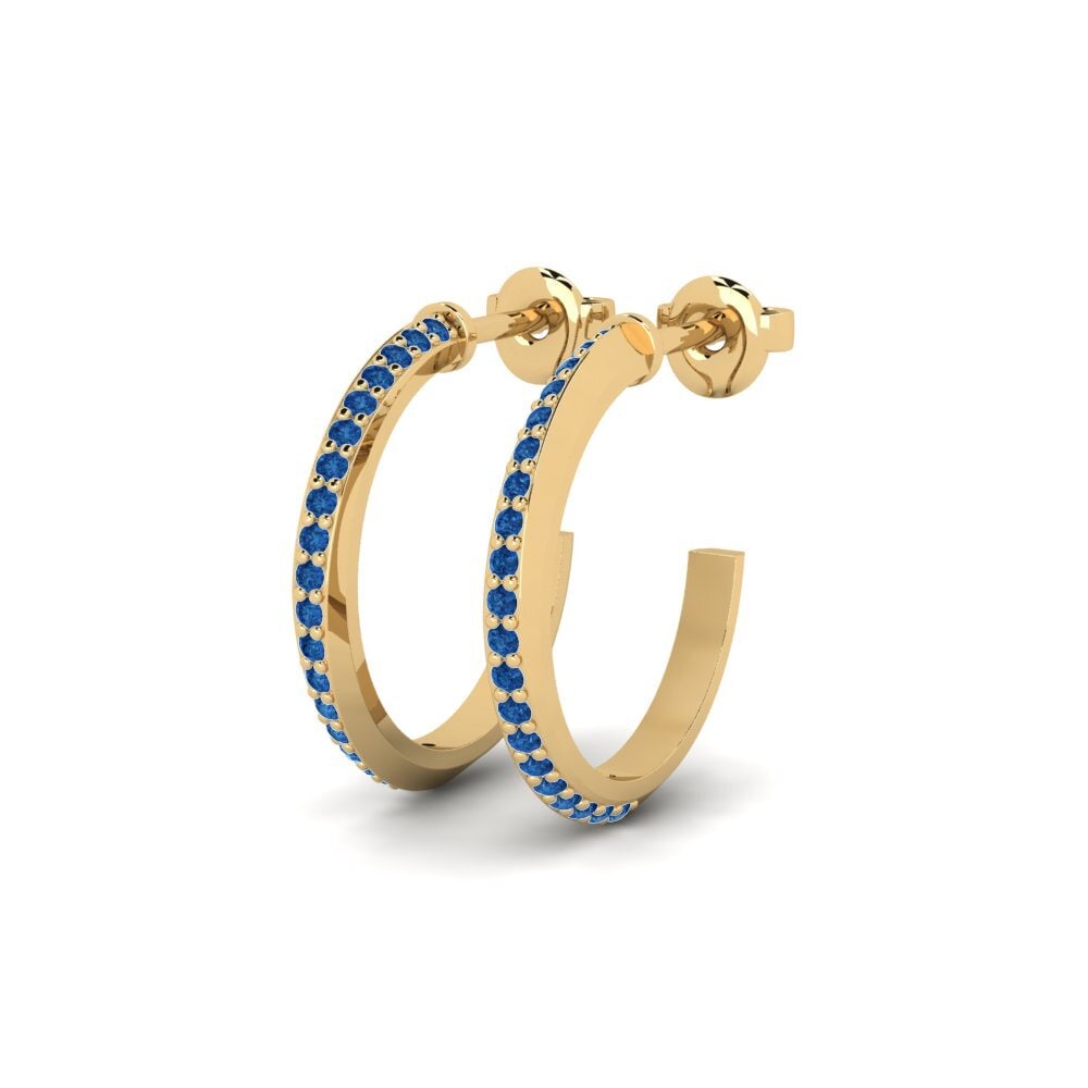sapphire-zirconia ต่างหู Cambio