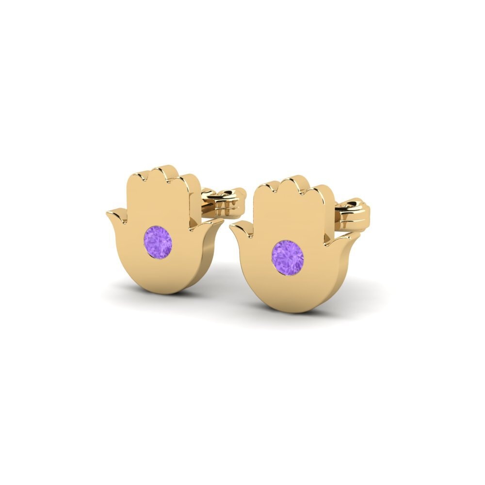 Amethyst Earring Cambodge