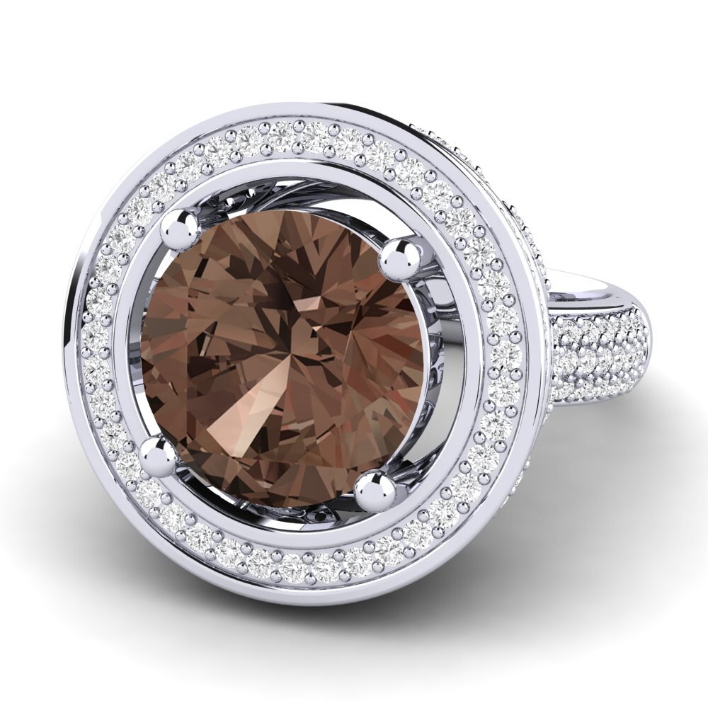 Smoky Quartz Ring Camilla