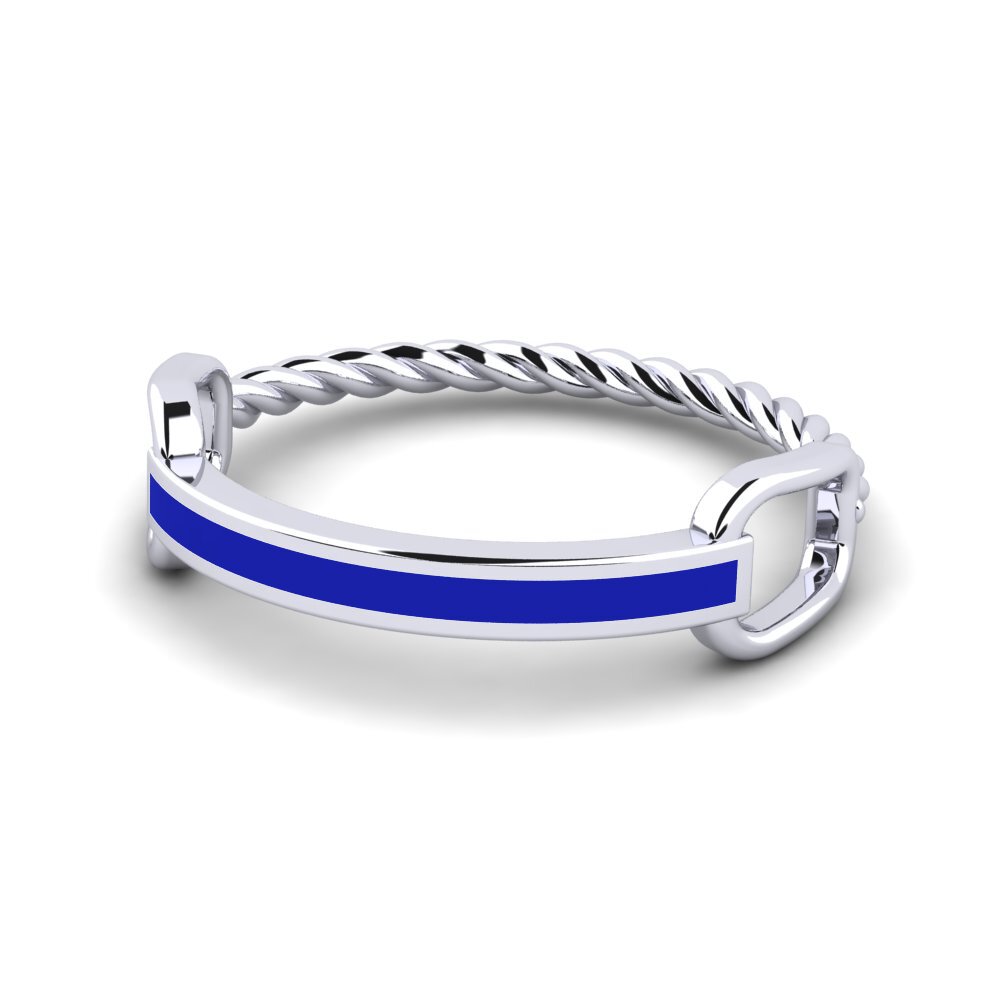 White Silver Ring Campbell