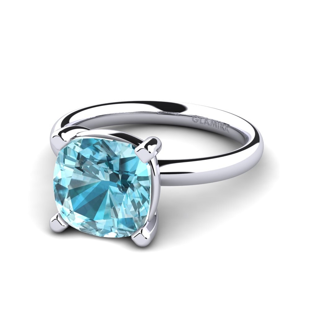 Zircão Azul Anel Candita