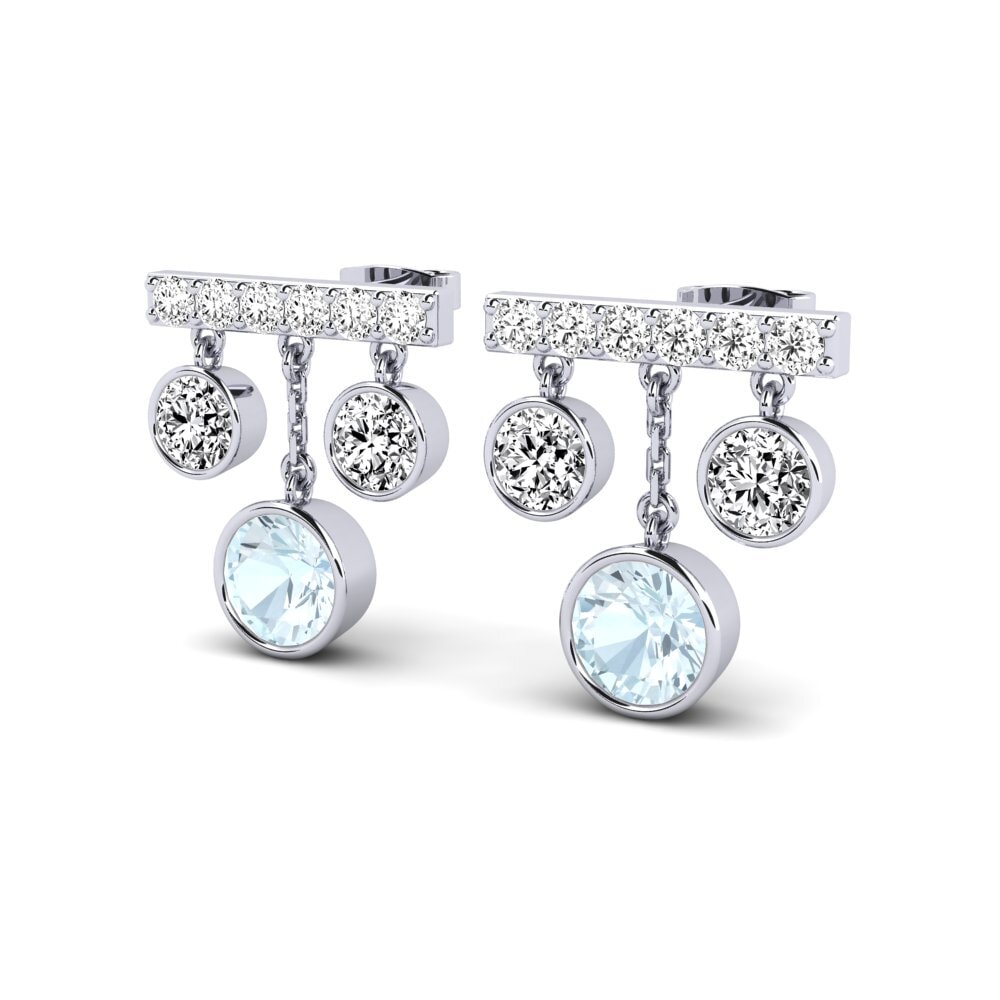 Aquamarine Women's Earring Cane