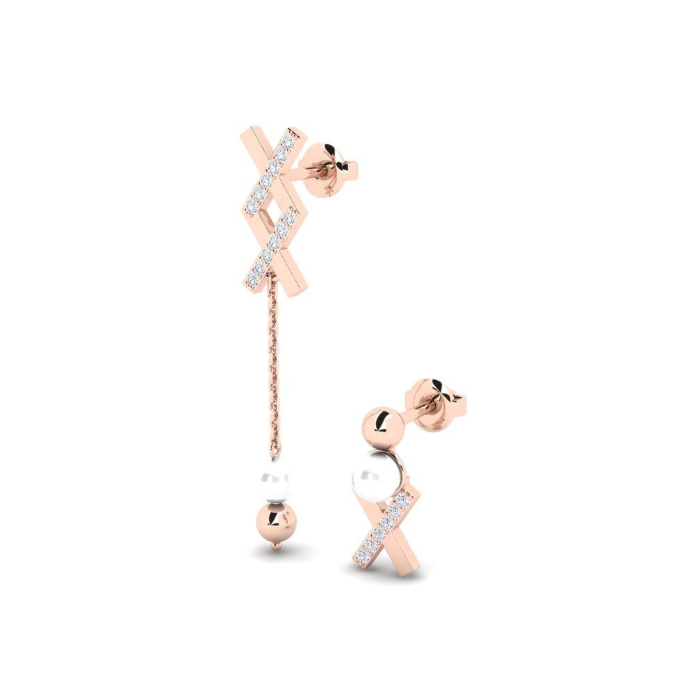 14k Rose Gold Women's Earring Canji