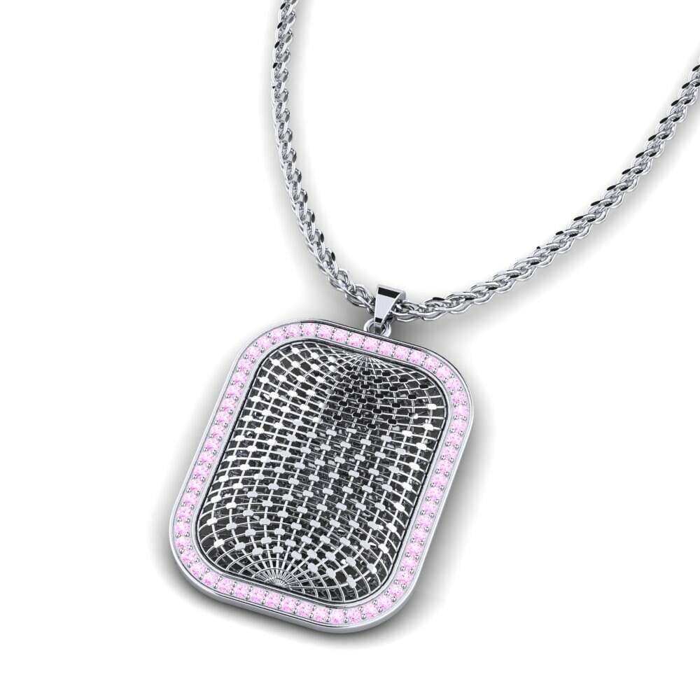 Pink Sapphire Women's Pendant Cannibale
