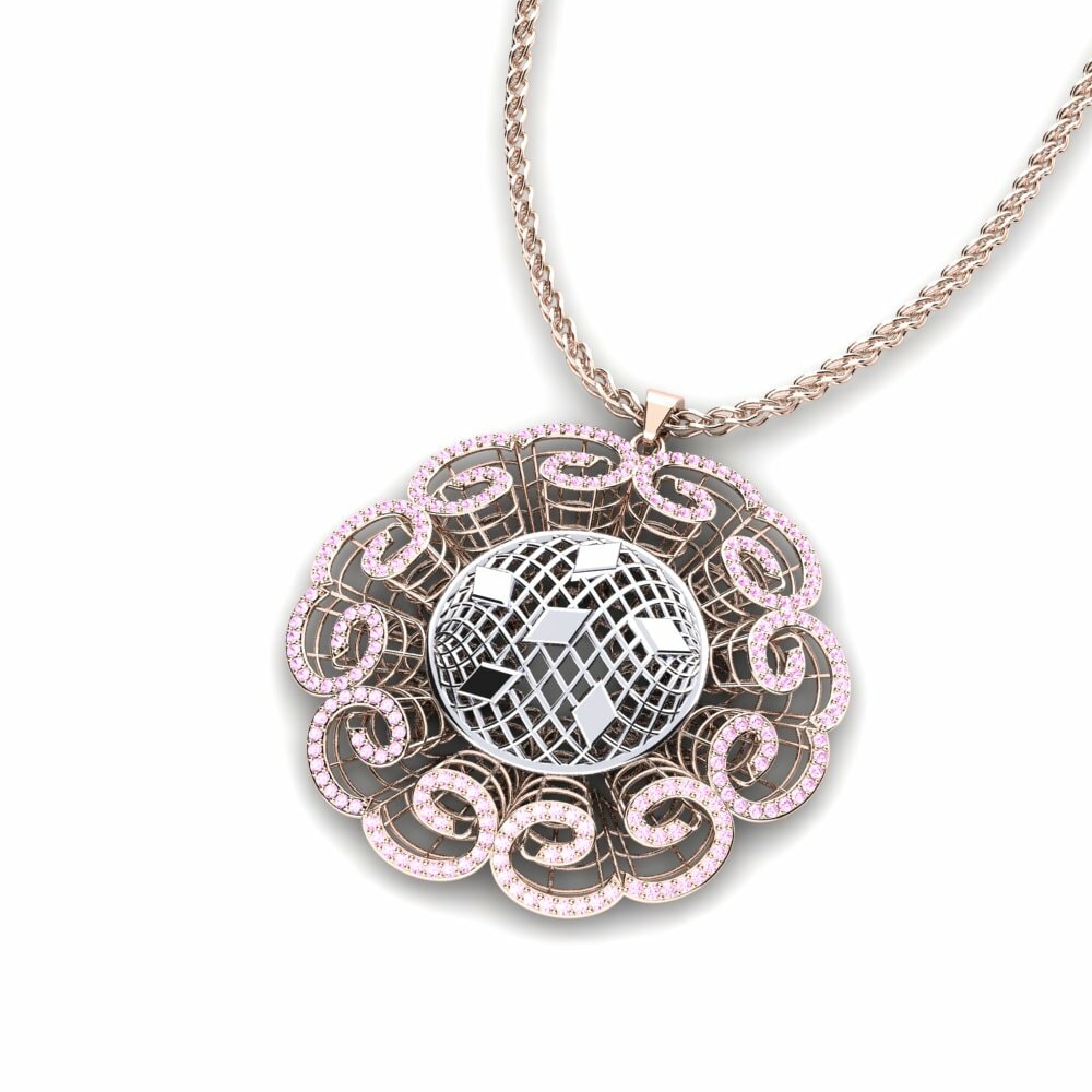 Pink Sapphire Women's Pendant Canonnerin