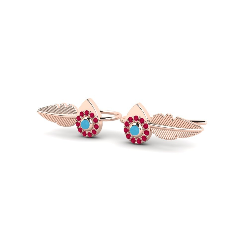 14k Rose Gold Women's Earring Canylim
