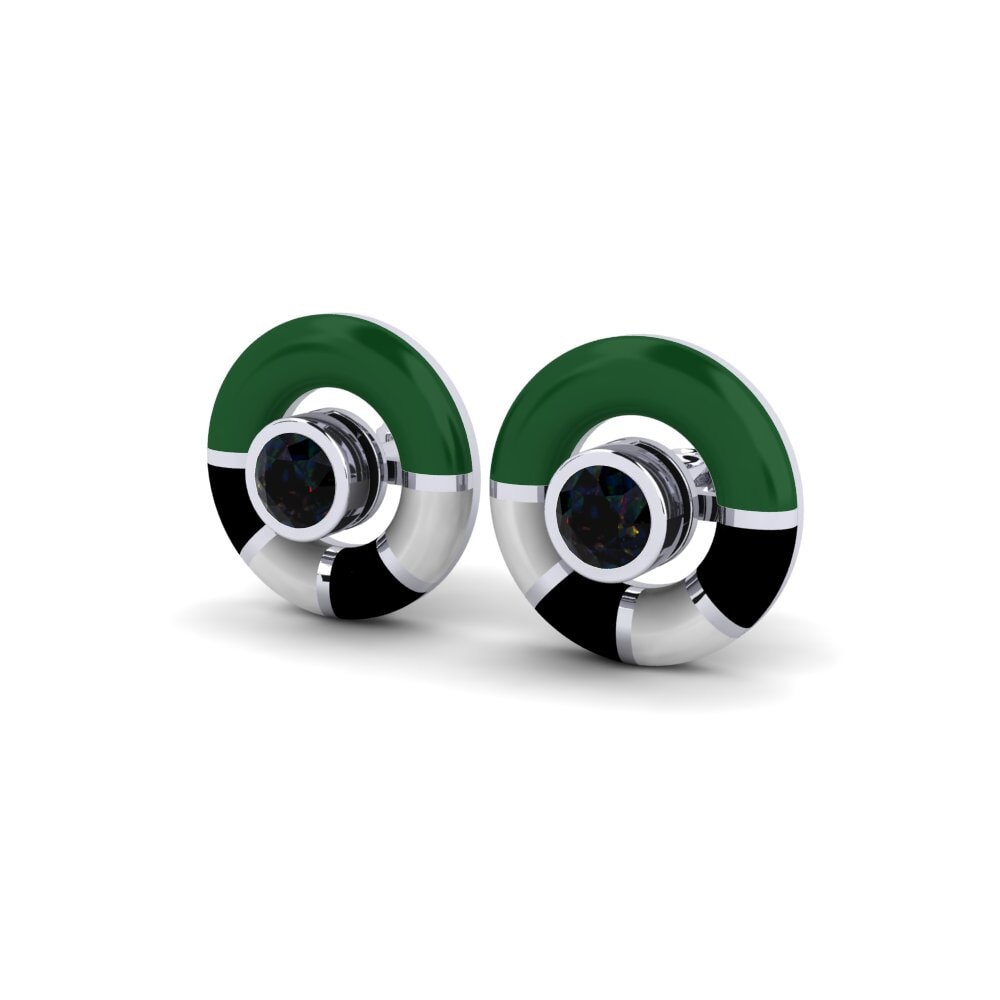 Black Opal Women's Earring Carcule