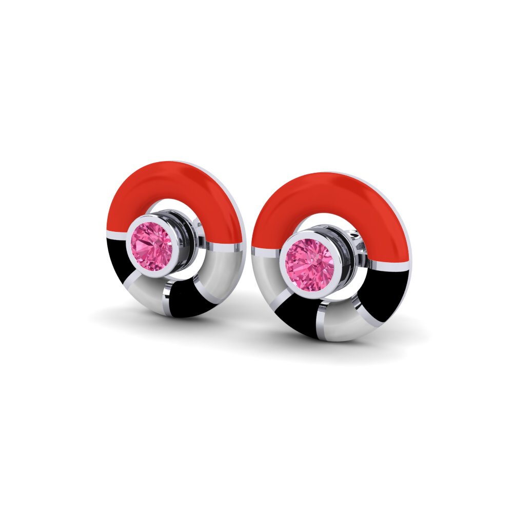Pink Tourmaline Women's Earring Carcule