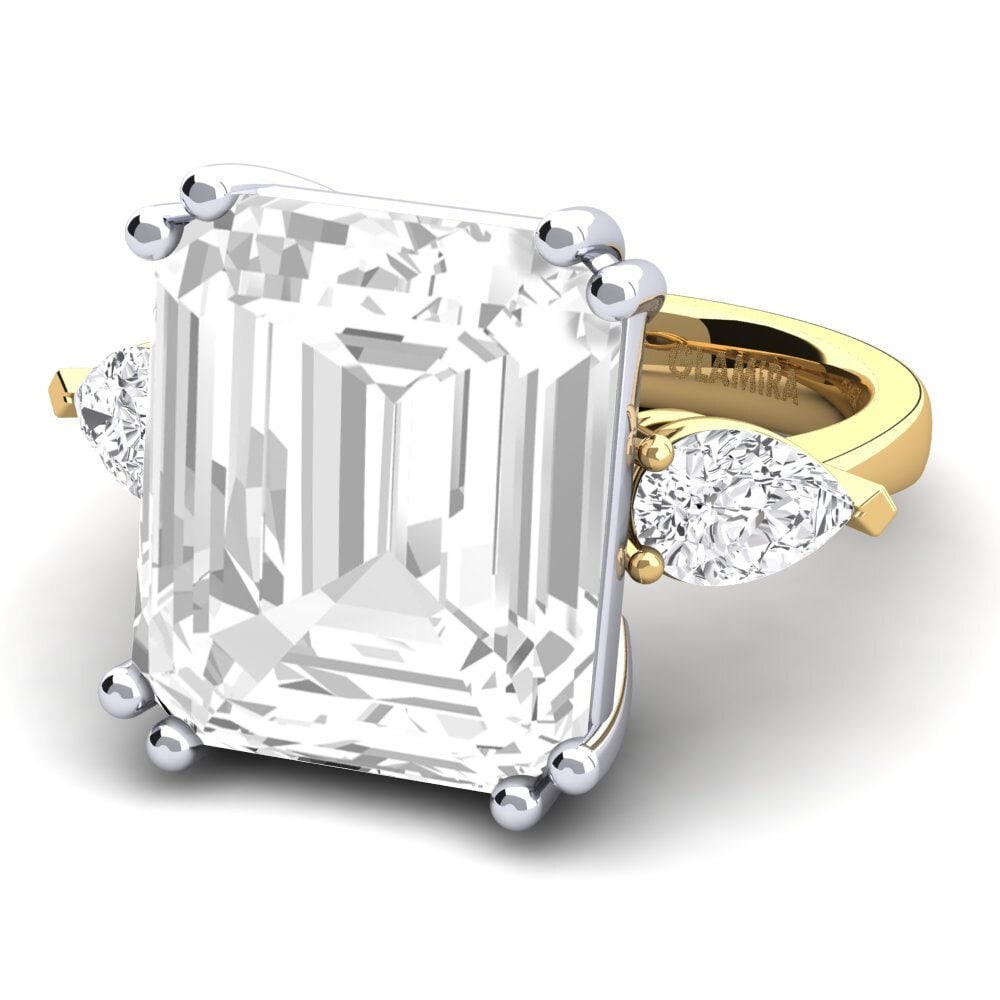 14ct Yellow / White Gold Ring Caridad