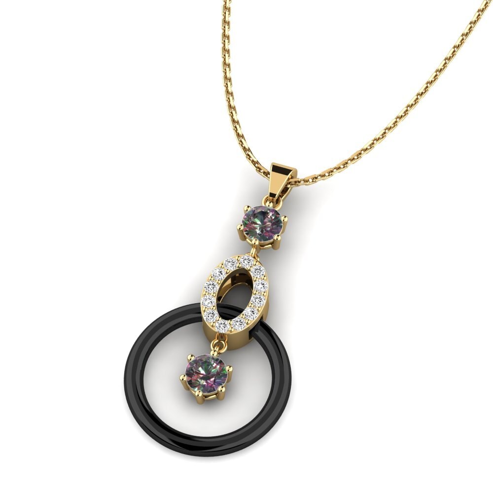 Mystic Topaz Women's Pendant Carie