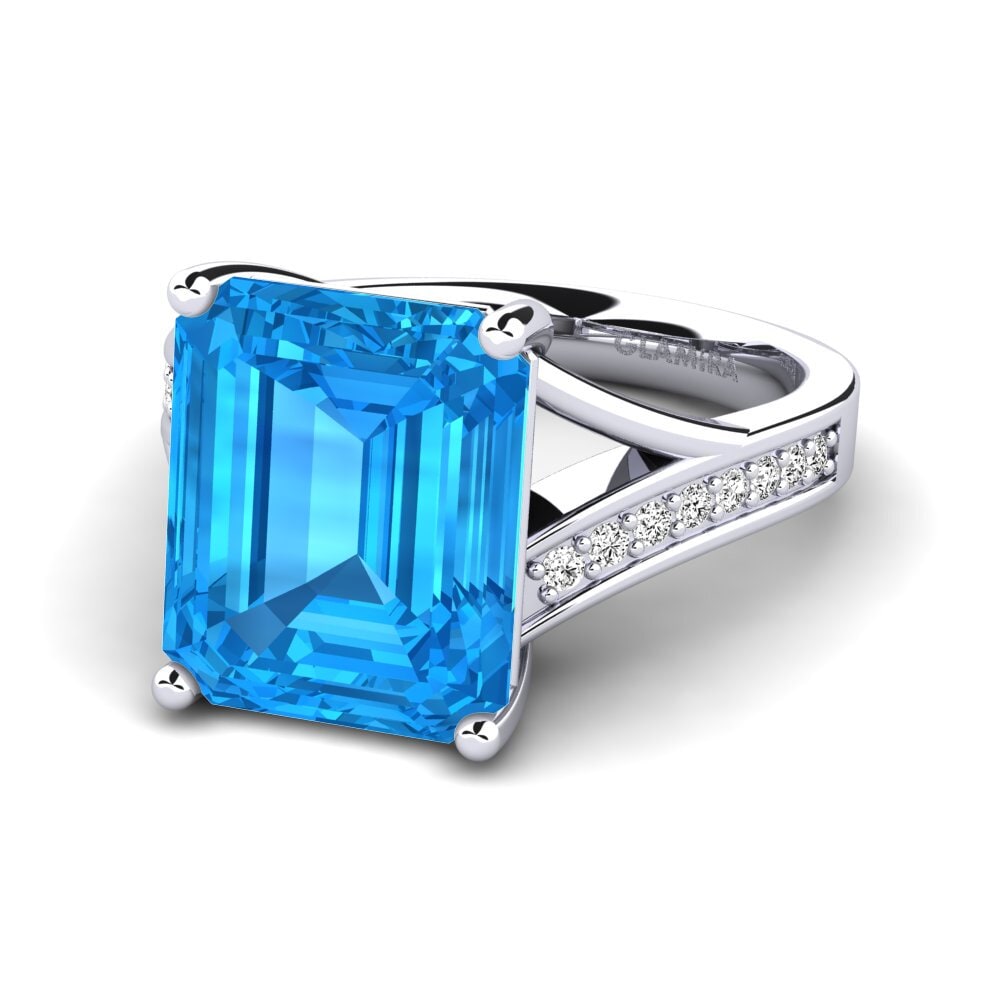 Blauer Topas Ring Carilene