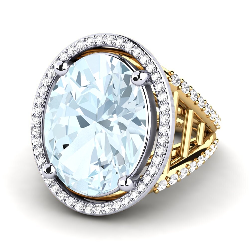 14ct Yellow / White Gold Ring Carlene