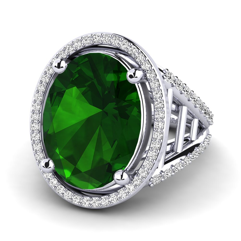 Turmalina verde Anillo Carlene