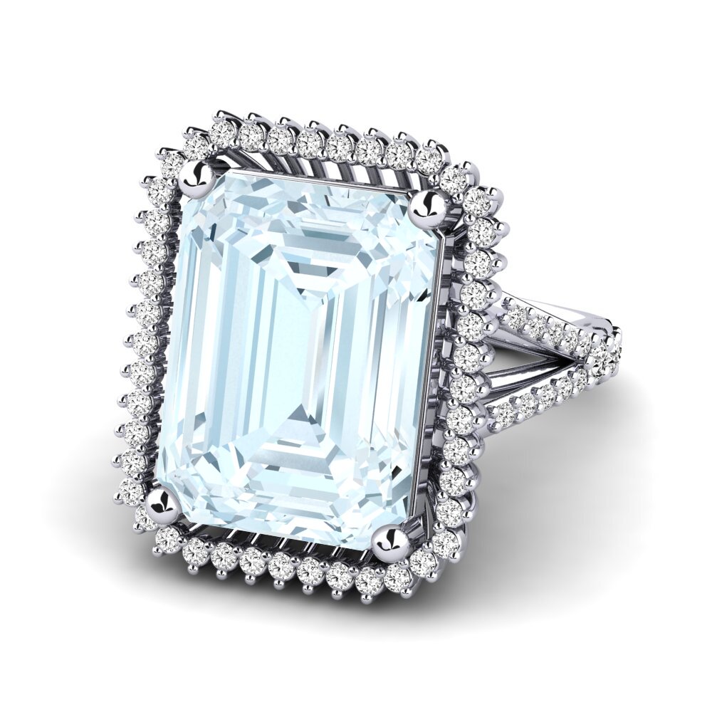 Aquamarine Ring Carli