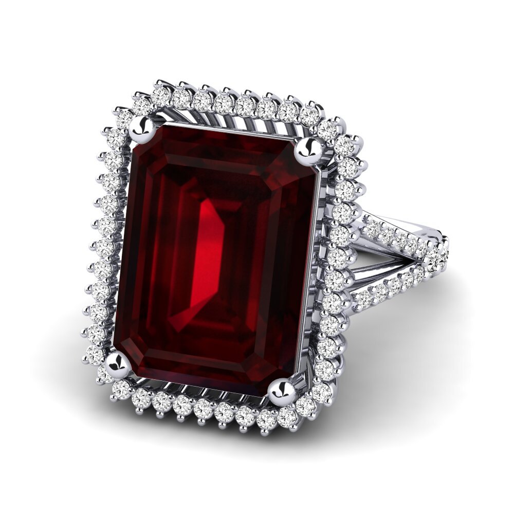 Garnet Ring Carli