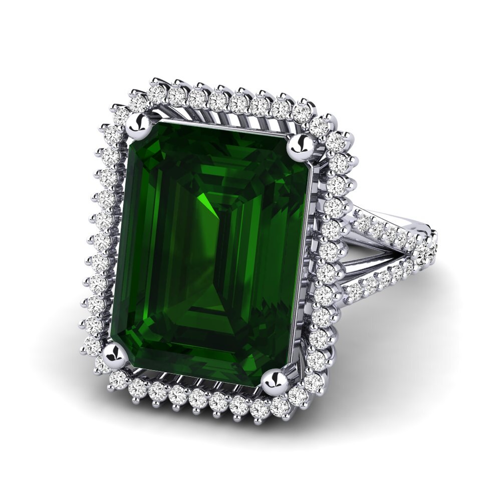 Green Tourmaline Ring Carli