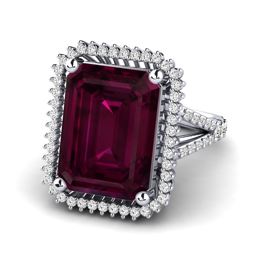 Rhodolite Garnet Ring Carli