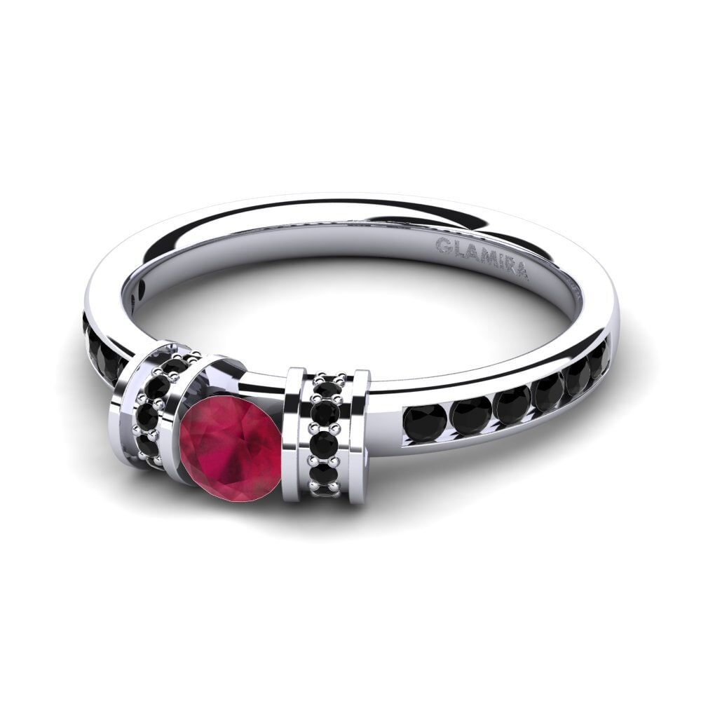 Rubí Anillo de compromiso Carmelina
