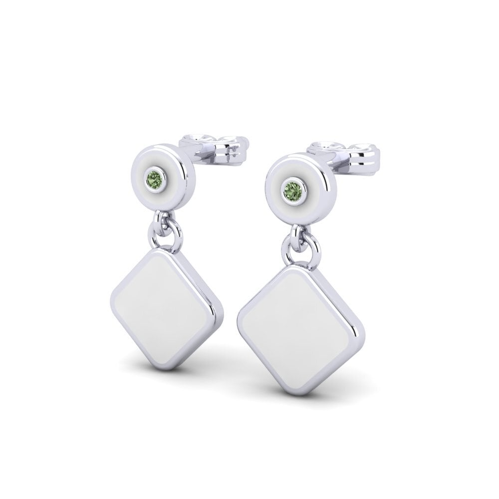 Diamante Verde Pendiente de mujer Carnier