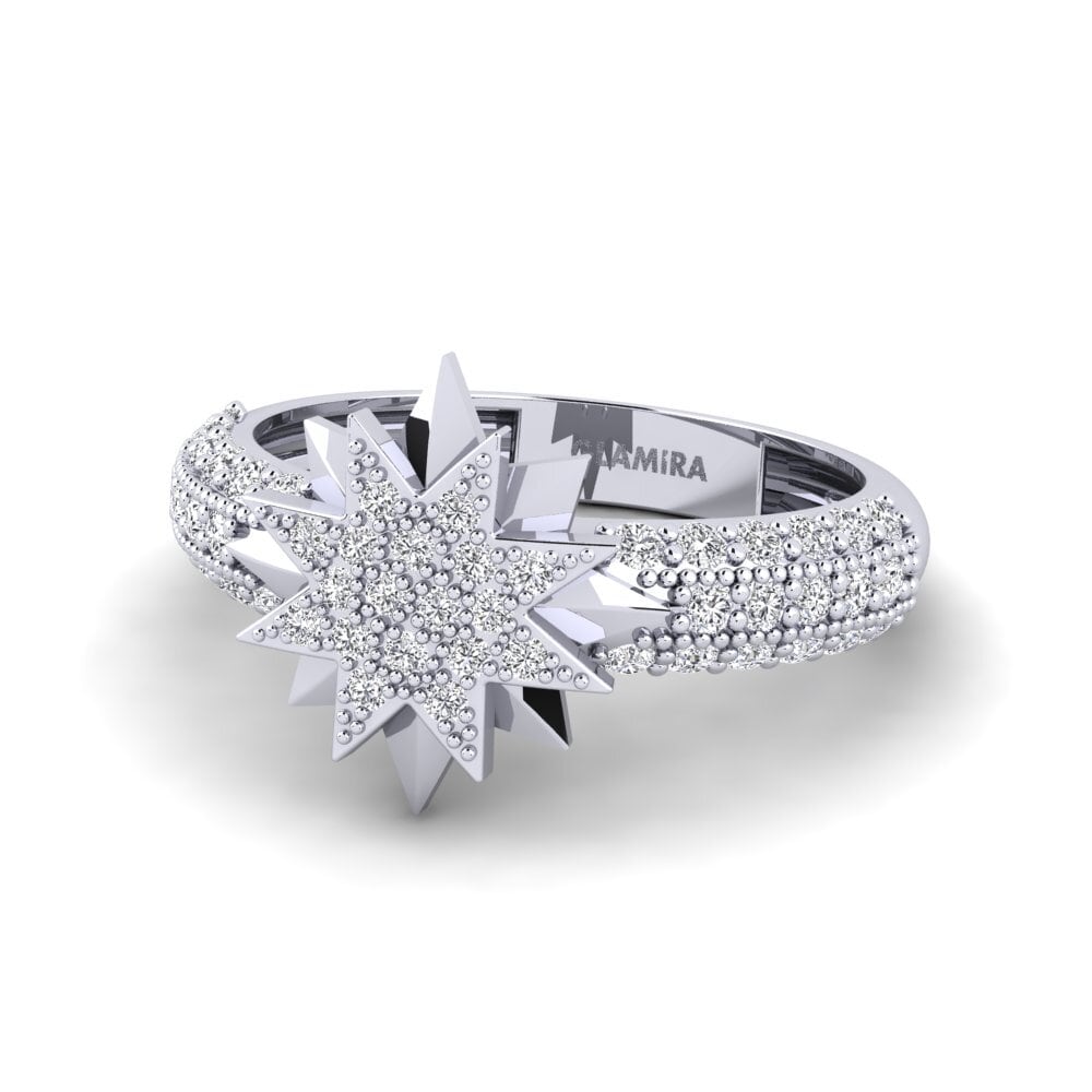 Diamante cultivado en laboratorio Anillo Carnil